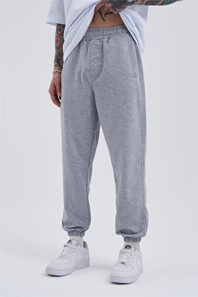 Machinist Ανδρικό παντελόνι Jogger Grey oversized