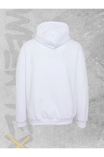 WEARTEX Unisex the Creation of Man Printed Hooded Sweatshirt