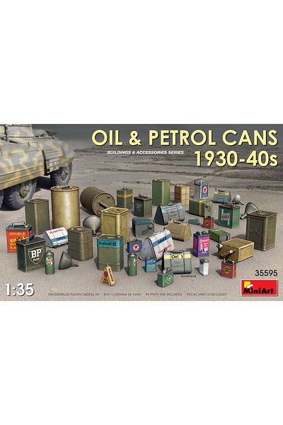 MiniArt 35595 1:35 - 1930-40 Petrol and Gasoline Canisters