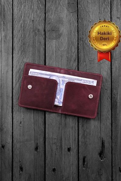 Modica Sazara – Genuine Leather Super Thin Minimalist Wallet, Modern Design, Slim Card Holder