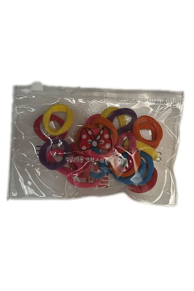 Miniso Colorful Thick Rubber Band Set – Flexible and Durable Hair Collection ...