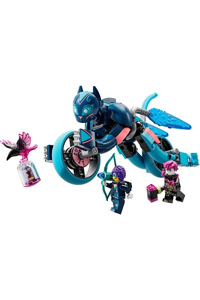 LEGO Dreamzzz Zoey's Cat Motorcycle 71479 – 2 Minifigures for Ages 71479 and up Children I