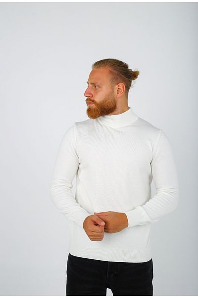 Brango 21050-fw Pulover tricotat pentru bărbați Half Fisherman