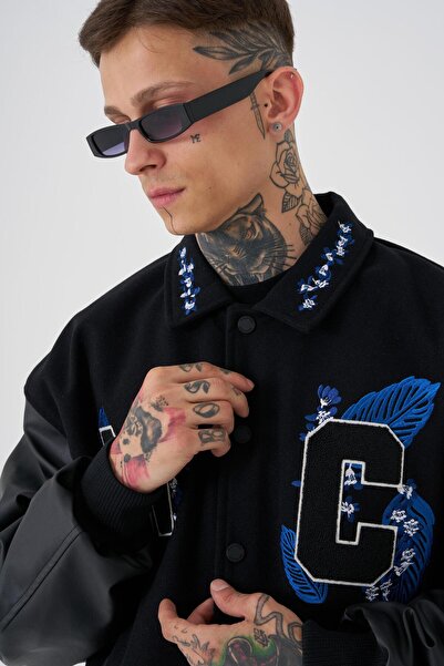 Machinist Мъжко черно яке тип бомбър Mc Oversize