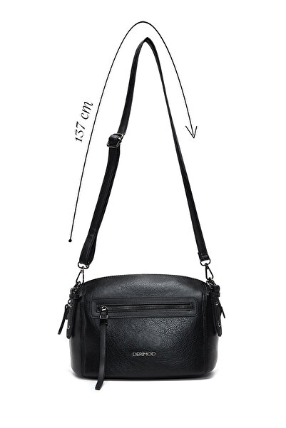 Derimod Black Long Strap Women's Crossbody Bag - 24Wbd 261018