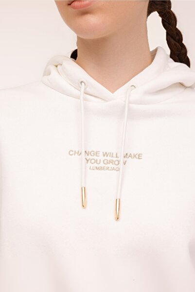 lumberjack Wl Bena-B 17Gf23 4Pr Ecru Women's Sweatshirt