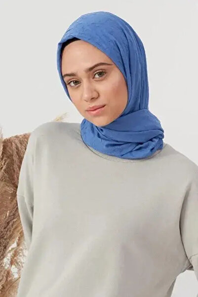 Madame Polo Elif Peker Bamboo Shawl - Indigo