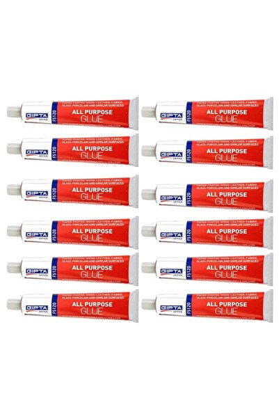 Gıpta F5120 Çok Amaçlı Yapıştırıcı 90 Gr. 12 Adet