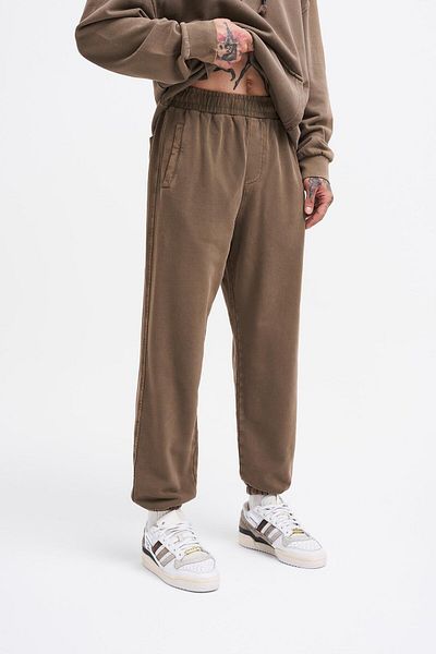 Machinist Ανδρικό φούτερ Basic Jogger Brown που πλένεται