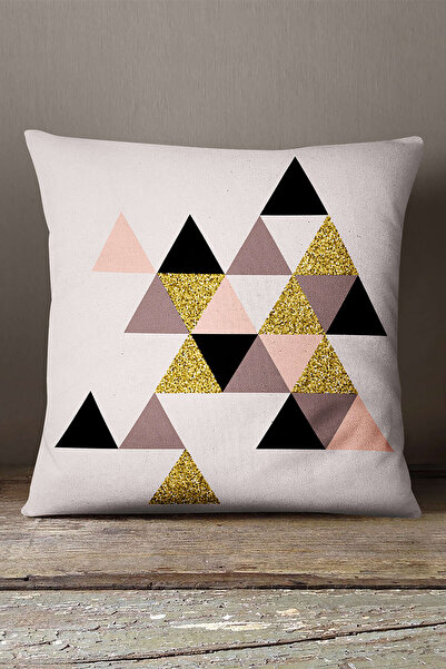 INSENSE HOME Somot Babyface Pink Black Modern Geometrijski dezen Jastuk Jastu...