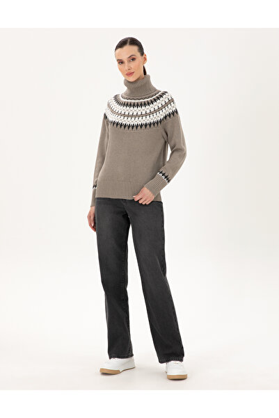 Pierre Cardin Vizon Regular Fit Yün Karışımlı Balıkçı Yaka Kazak 50291034-VR052