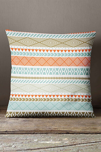 INSENSE HOME Кадифе Babyface Скандинавський етнічний помаранчево-синій чохол ...