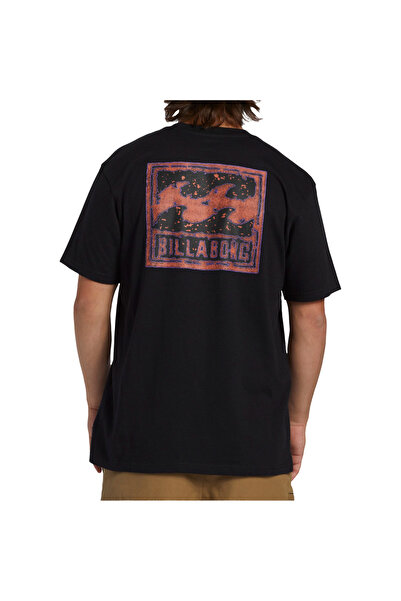 BİLLABONG Crayon Wave Tees Men's Black T-Shirt Men T-Shirt Abyzt02255