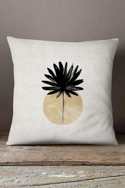 INSENSE HOME Жовтий чорний оксамит - Богемський скандинавський візерунок з ци...