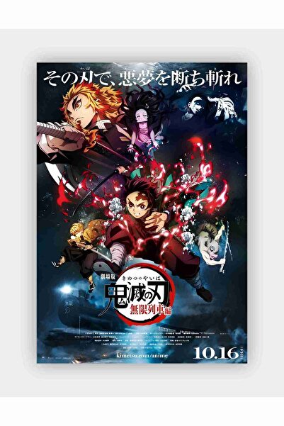 fırsatlar diyarı Demın Slayer: Kimetsu no Yaiba - Mugen Treni Anime Hd Manga ...