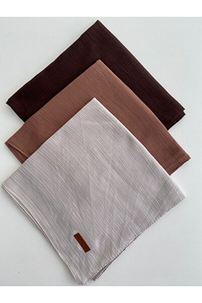 Bonjela 3 Μαλακά τσακισμένα κασκόλ