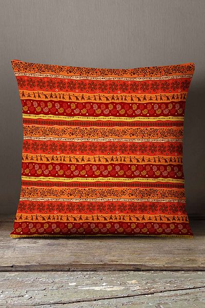 Cango Home Red Velvet Babyface - Husă de pernă cu model etnic african imprimat digital - kd-cgh1263