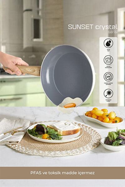 Lorenzo Sunset Crystal Seramik Tava 26 Cm