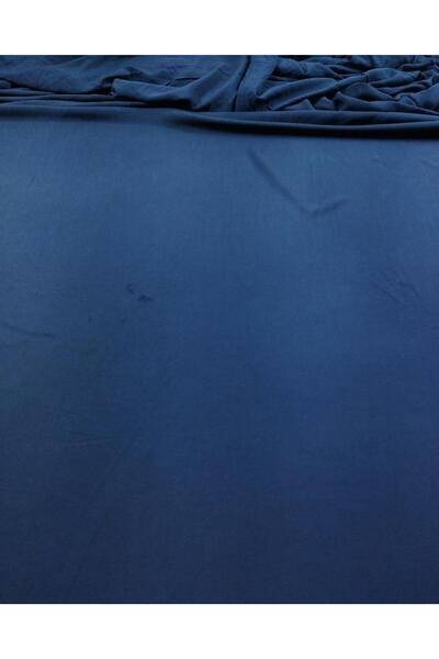 Kumaş Parça Бавовняна вуаль темно-синього кольору (ширина 120 см x довжина 17...