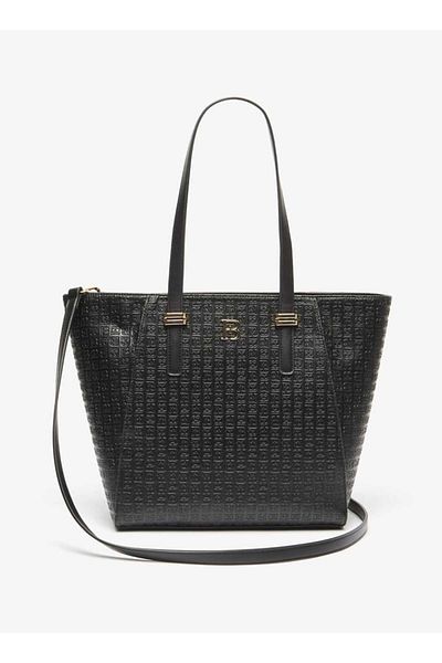 Flora Bella by Shoexpress Flora Bella Monogram Detail Tote Bag with Detachable Strap and Zip Closure
