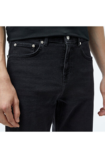 Lacoste Erkek Regular Fit Siyah Jean Pantolon