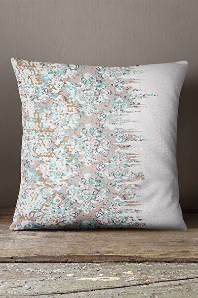 INSENSE HOME Кадифе Babyface Турецький сірий дамаск візерунком подушка чохол ...