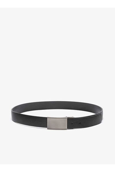 LBL by Shoexpress Textured Belt with Box Buckle Closure