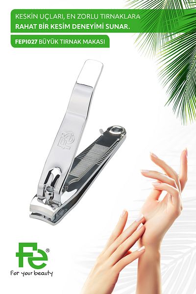 Fe Large Nail Clipper (Chrome Coated)
