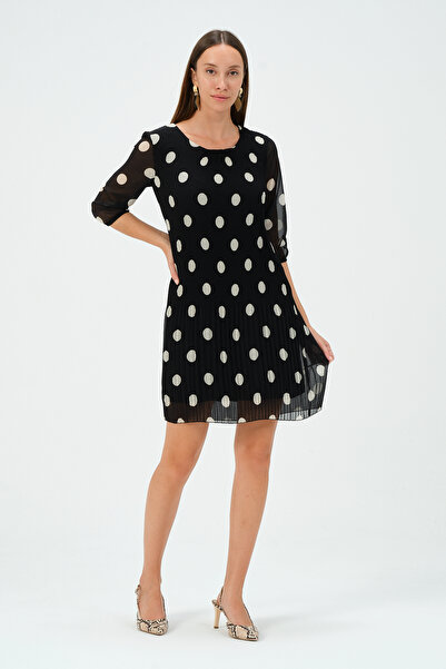 Shahiqa Piliseli Şifon Elbise