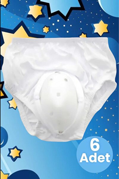 Uniquerrs Chiloți de circumcizie cu protecție pentru picioare din 6 piese