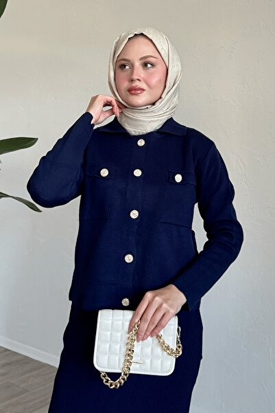 InStyle Спідниця та піджак, темно-синій комплект