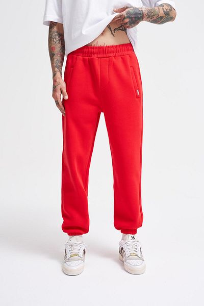 Machinist Ανδρικό Basic Jogger Relaxed Red Sweatpants