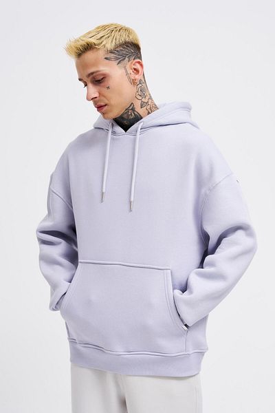 Machinist Ανδρικό φούτερ Basic Hooded Oversize Lilac