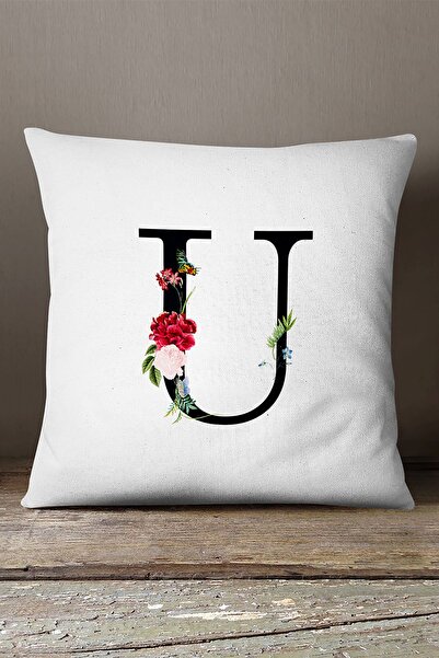 INSENSE HOME Кадиффе Babyface Двосторонній чохол для подушки з червоними квіт...