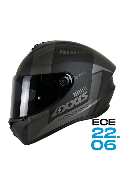 AXXIS DRAKEN S MP4 BLACK MATT MOTOSİKLET KASKI