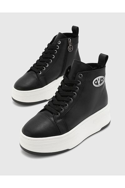 İLVİ Rex Genuine Leather Women's Black Boots