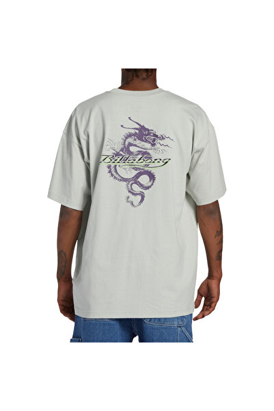 BİLLABONG Enter The Drago Tees Ανδρικό γκρι μπλουζάκι ΑΝΔΡΙΚΟ T-SHIRT ABYZT02312