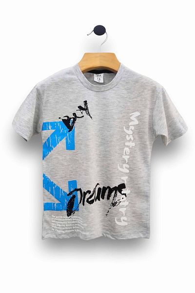 TRİLİYA Boys' Set - Comfortable T-Shirt and Sweatpants, Stylish Design