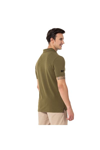 ROUTEFIELD Pads Men's Green Polo T-Shirt Men's Polo T-Shirt Rfpads24