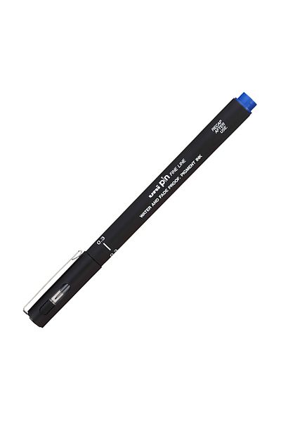 UNİ-BALL Uni-Ball 0.3 mm Blue Technical Drawing Pen (3 Units)