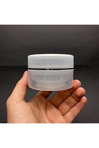 labshop41 100 ml Plastik Krem Kutusu , 100 cc Şeffaf Renkli Kapaklı Krem Kava...