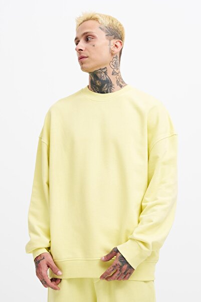 Machinist Чоловічий оверсайз жовтий світшот