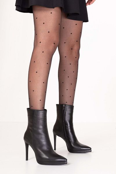 Gondol Cizme elegante de damă din piele naturală cu toc subțire Mnz.240080