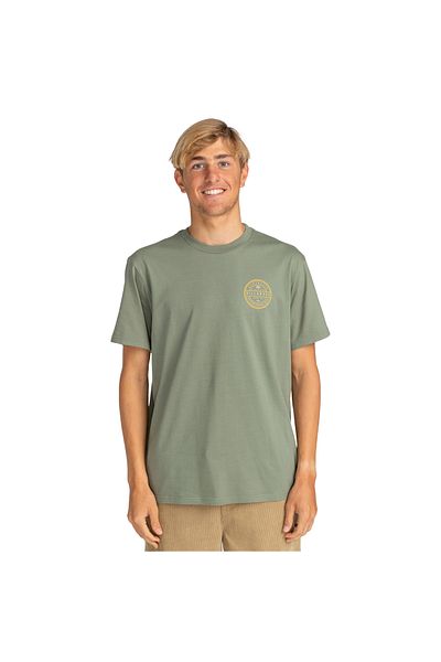 BİLLABONG Bıllabong Billabong Monogram Ανδρικό Πράσινο Μπλουζάκι Ανδρικό T-shirt Ebyzt00174
