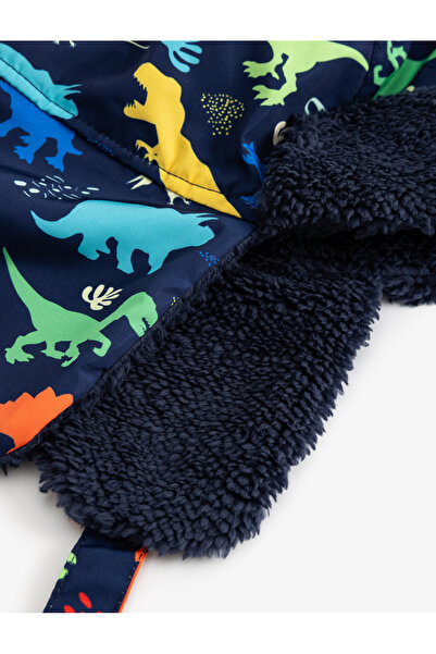 Koton Dinoszaurusz hósapka műszőrme belső fülvédővel és állkapcsos részletekkel