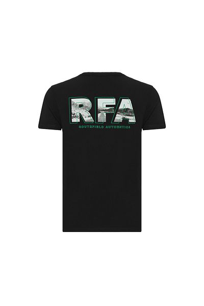 ROUTEFIELD تي شيرت رجالي أسود من Tree تي شيرت رجالي Rftree23