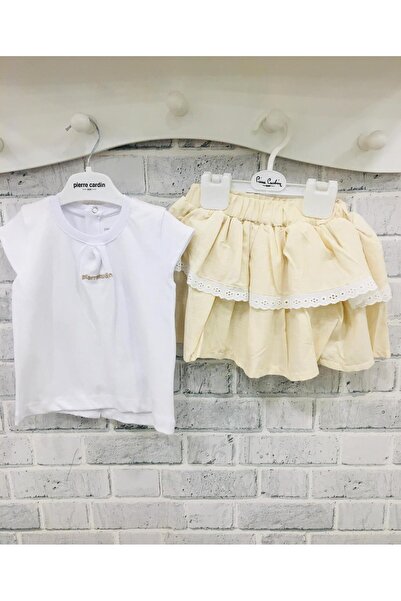 Pierre Cardin Kız Çocuk Etek T-shit  Takım