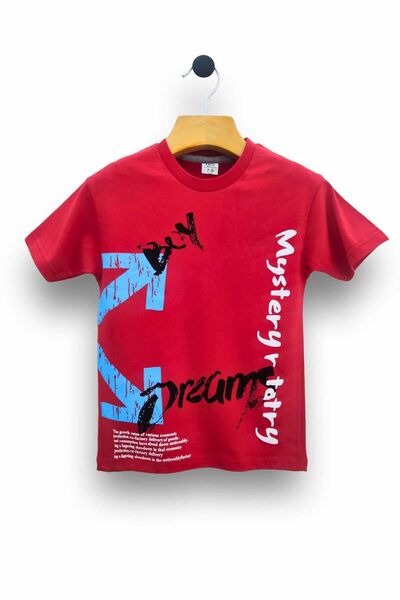 TRİLİYA Boys' Set - Comfortable T-Shirt and Sweatpants, Stylish Design