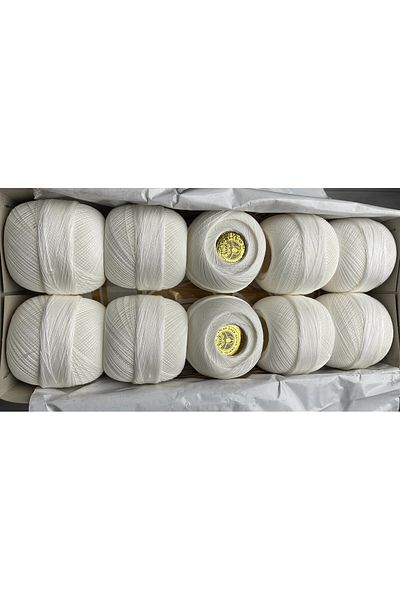 Demircioğlu İplik Örenbayan Lace Thread 40 Gr x 10 Τεμάχια 70: Χωρίς λευκό Mercerized