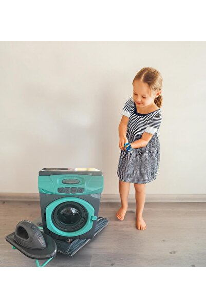 Sole Işıklı, Sesli  OYUNCAK Çamaşır Makinesi, Ütü ve Ütü Masası 3'lü Set